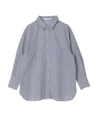 Green Parks ・ＥＬＥＮＣＡＲＥ　ＤＵＥ　パールボタンシャツチュニック Blue