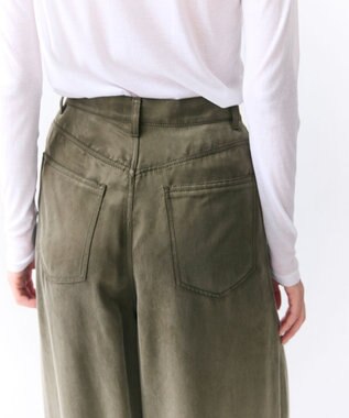 BEIGE， FRANKLIN / ドレープタックワイドパンツ Khaki