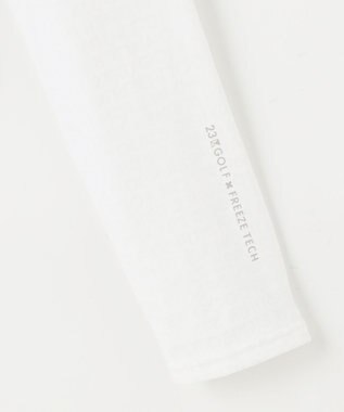 23区GOLF 【MEN】氷撃シリーズ【接触冷感/防臭/UVケア/吸水速乾】Vネック インナー ホワイト系