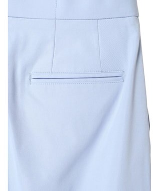 Green Parks きれいシルエットパンツ（ワイドストレート） Sax