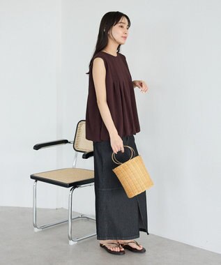 CRAFT STANDARD BOUTIQUE タックバルーンプルオーバー Dark Brown