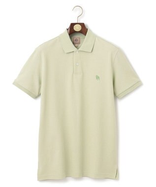 J.PRESS MEN 【大人気】アメリカンコットン鹿の子 バックブルポロシャツ ライトグリーン系