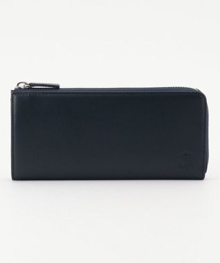 J.PRESS MEN 【MORPHO×J.PRESS】シープゴート ハニーセル長財布(Ｌ字ラウンドファスナー) ネイビー系