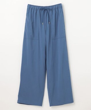 ANY L 【洗濯機可能/接触冷感/UVケア/イージーケア】清涼リラックスパンツ ブルー