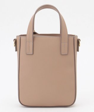 J.PRESS LADIES 【2way】スプリットレザー ナノポシェット バッグ ベージュ系
