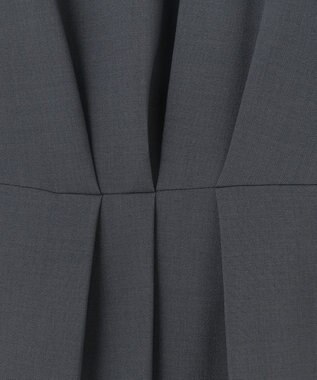 J.PRESS LADIES S 【セットアップ対応・洗える】DRYウーステッド ワンピース グレー系