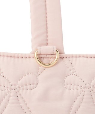 Maison de FLEUR 撥水加工リボンキルティングトートバッグ Pink