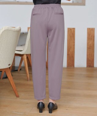 Tiaclasse 【洗える・接触冷感・紫外線ケア・サラごこち】選べるパンツ(テーパード/ワイド） ピンクモカ：テーパード