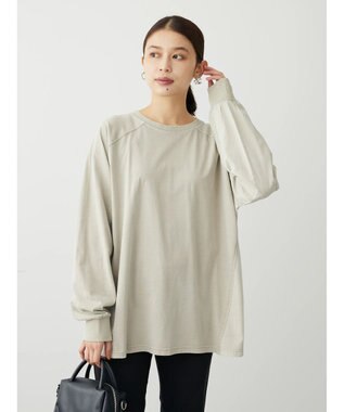 Green Parks ピグメントドッキングチュニック Beige