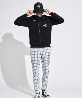 PW CIRCULUS 【MEN】DIMPLE  ジップアップ フーディ ブラック系