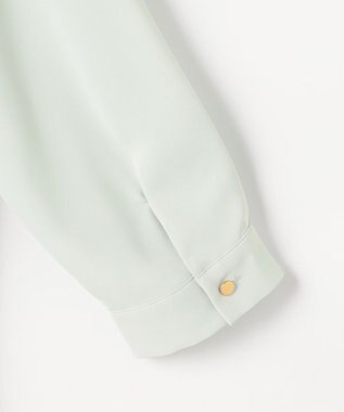 ANY SIS L ボウタイツイル ブラウス ミント