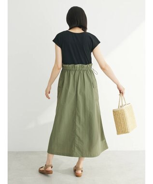 Green Parks ・ＥＬＥＮＣＡＲＥ　ＤＵＥ　ミリタリードッキングワンピ Khaki