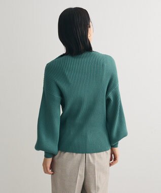 Green Parks ・ｓｗｉｎｇ　ｂｙ　ボトルネックカラーニット Green