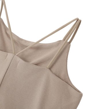 earth music&ecology 【予約】適ON カップ付きキャミソール ベージュ