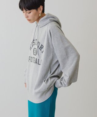 AMERICAN HOLIC ＦＯＯＴＢＡＬＬ　フーディーＢＩＧスウェット Light Gray Mixture