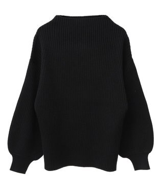 Green Parks ・ｓｗｉｎｇ　ｂｙ　ボトルネックカラーニット Black