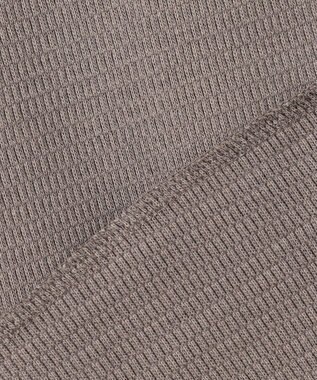 J.PRESS YORK STREET 【UNISEX】ハニカムワッフル Tシャツ ライトグレー系