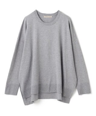 UNFILO マイビューティニット クルーネック グレー