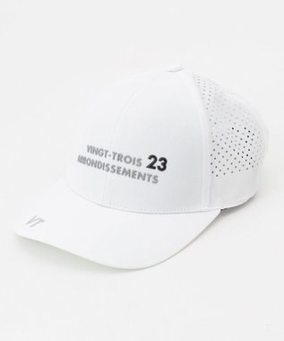 23区GOLF 【MEN】パンチングキャップ ホワイト系