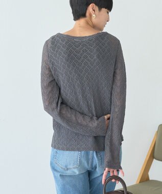 AMERICAN HOLIC レースカーディガン Charcoal Gray