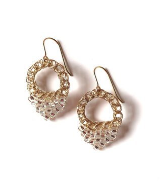 CASUMINO morning dew イヤリング gold