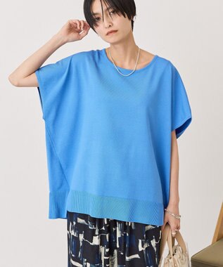 AMERICAN HOLIC ウォッシャブル デイリーニットプルオーバー Blue