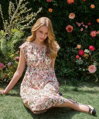 TOCCA 【洗える・消臭】CHARM FIELD ドレス アイボリー系5