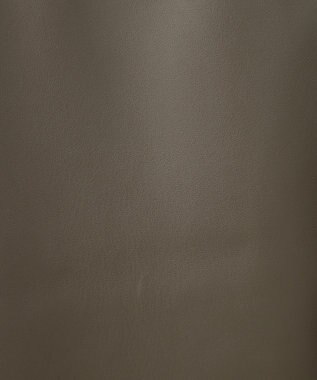 Green Parks ショート丈フェイクレザーシャツ Gray Beige