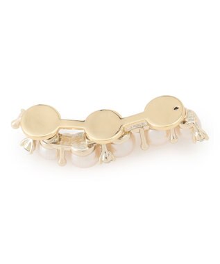 UNFILO 【マグネット】パールブローチ ゴールド