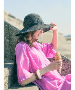 AMERICAN HOLIC ふんわりインドボイルロングワンピース Pink