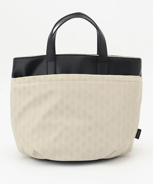 Y'SACCS Polka Dots　タックラウンド2WAYミドルトート アイボリー