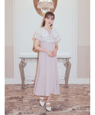 earth music&ecology ＳＥＴ２点レースボレロ＋キャミワンピース Pink