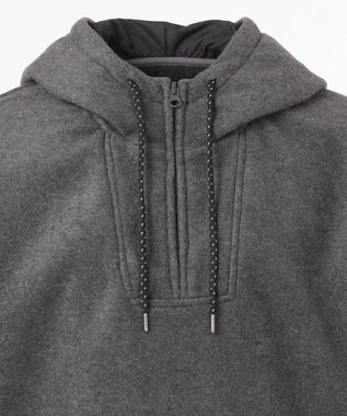 J.PRESS YORK STREET 【UNISEX】フリース パーカー グレー系