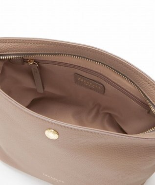 TOPKAPI 【TREASURE TOPKAPI】ソフトシュリンク テープ コンビ レザー ミニショルダーバッグ グレージュ