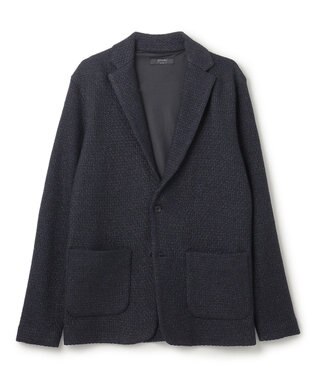 JOSEPH HOMME ストロータックステッチ　ニットジャケット ネイビー系