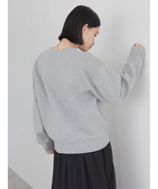 AMERICAN HOLIC サガラ刺繍ミラノリブニットプルオーバー Light Gray Mixture