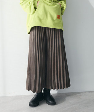 CRAFT STANDARD BOUTIQUE アコーディオンプリーツスカート Khaki