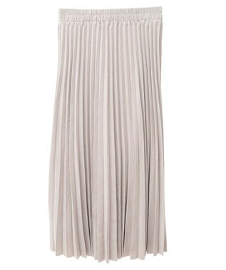 CRAFT STANDARD BOUTIQUE アコーディオンプリーツスカート Gray Beige