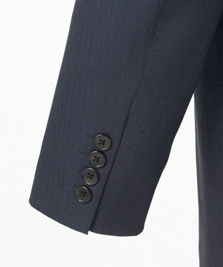 J.PRESS MEN 【ESSENTIAL CLOTHING】インディゴルック マイクロヘリンボーン スーツ ダルブルー系1