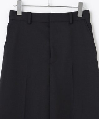 #Newans 【ANSWER for アクセサリーLOVER】ロングスリットワイドパンツ ブラック系