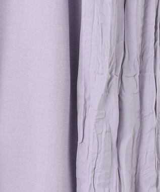 ANY ワッシャーコンビワンピース ライラック系