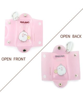 Mother garden 【2/15(日)迄 販売延長! 】マザーガーデン MOLANG モラン カラビナ付クリアポーチ -