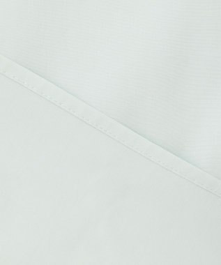 自由区 【洗える】テンセルコットンエンブロイダリープルオーバー ブラウス サックス