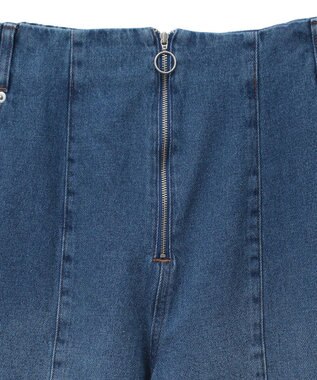 Green Parks ・ＳＵＧＡＲ　ＳＰＯＯＮデニムハイウエストワイドパン Indigo