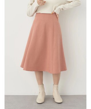 earth music&ecology すきな丈フレアスカート Pink