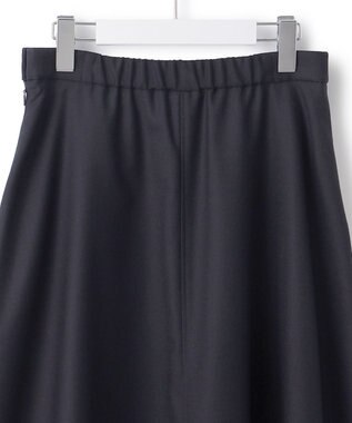 23区 【セットアップ対応】TWサキソニー フレア スカート ネイビー系