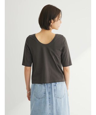 Green Parks ・ＳＵＧＡＲ　ＳＰＯＯＮ　２ｗａｙハーフスリーブＴＥＥ Charcoal Gray