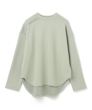 BEIGE， 【BEIGE,ecru/WEB限定・洗える】LOOP BACK / コットンスウェットリブトップス Leaf