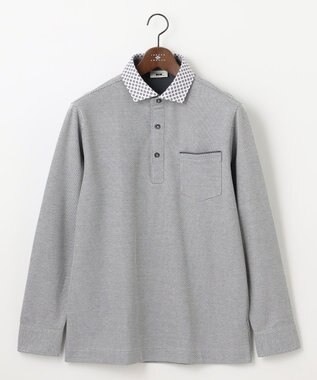 JOSEPH ABBOUD 【25SS・オーガニックコットン使用】ダディ ポロシャツ グレー系