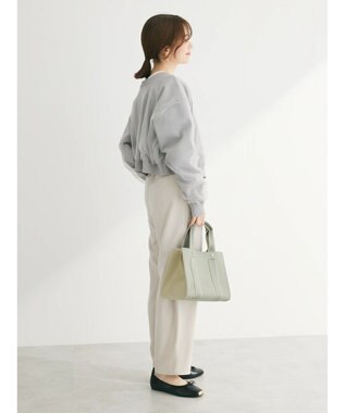 Green Parks ・ＥＬＥＮＣＡＲＥ　ＤＵＥ　２ｗａｙチュールレイヤーカーデ Gray